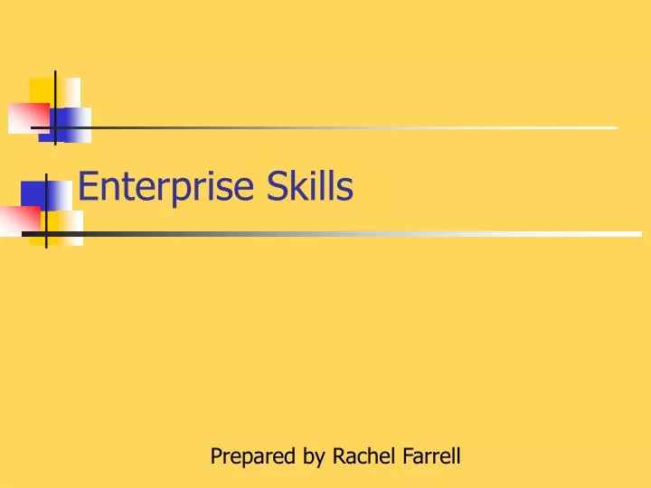 enterprise skills