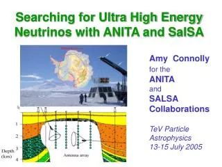 Searching for Ultra High Energy Neutrinos with ANITA and SalSA