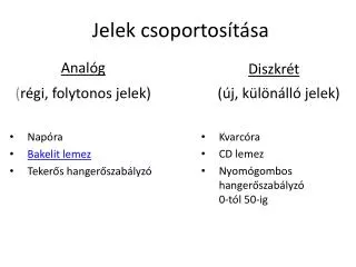 jelek csoportos t sa