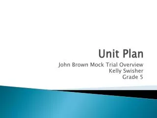 Unit Plan