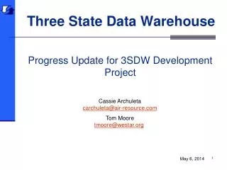 Three State Data Warehouse