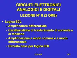 circuiti elettronici analogici e digitali