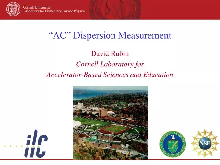 ac dispersion measurement