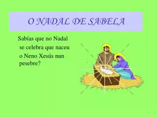 o nadal de sabela