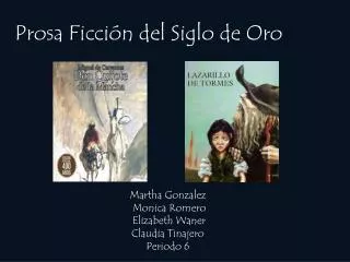 prosa ficci n del siglo de oro