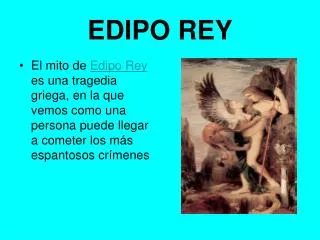 edipo rey