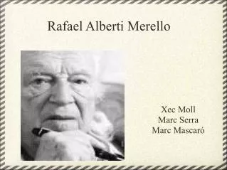 rafael alberti merello
