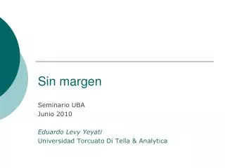 sin margen