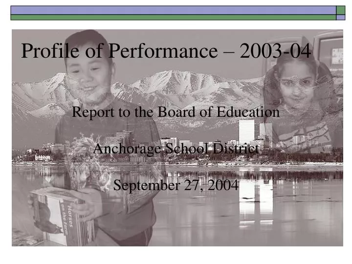 profile of performance 2003 04