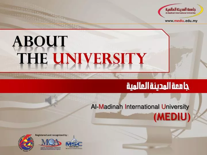 about the university