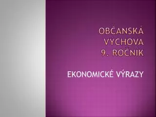 ob ansk v chova 9 ro n k