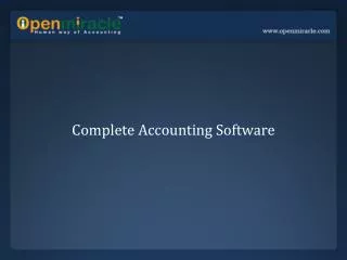 Complete Accounting Software