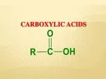 CARBOXYLIC ACIDS - slide 1