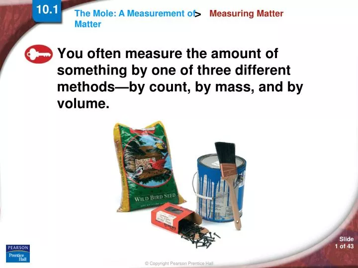 measuring matter