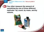 Measuring Matter - slide 1
