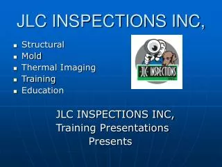 JLC INSPECTIONS INC,