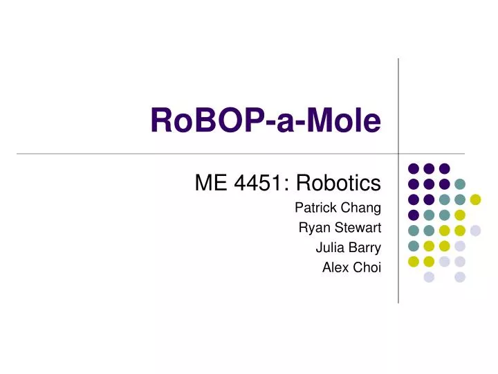 robop a mole