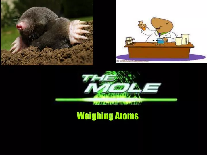 weighing atoms