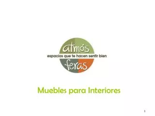 muebles para interiores