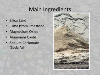 main ingredients
