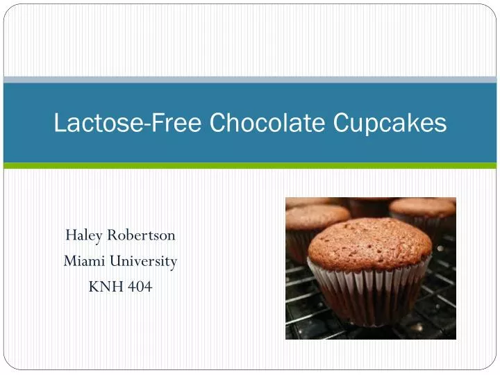 lactose free chocolate cupcakes