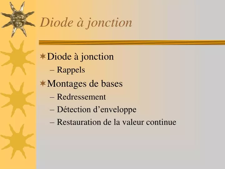 diode jonction
