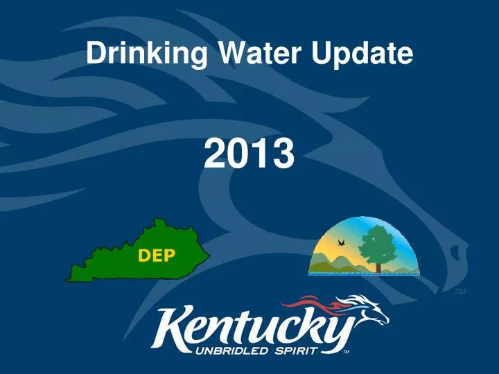 drinking water update
