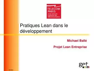 pratiques lean dans le d veloppement