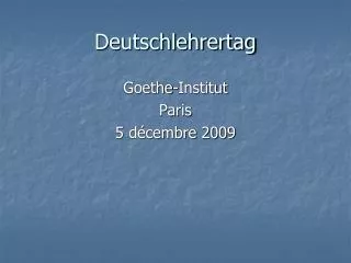 deutschlehrertag