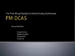 Modular Audio Synthesis System with MIDI Support and Innovative User Interface - slide 1