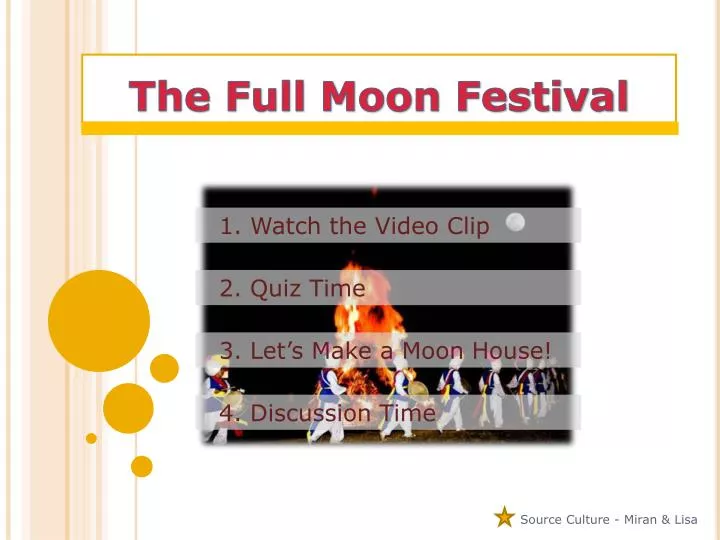 the full moon festival