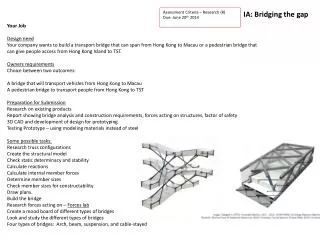 IA: Bridging the gap