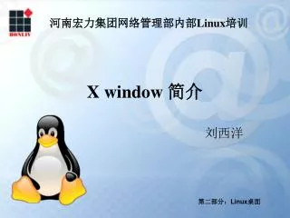 x window