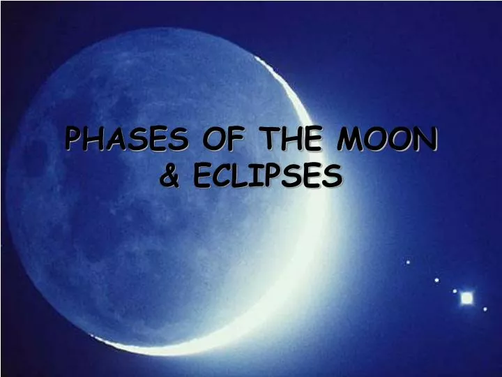 phases of the moon eclipses