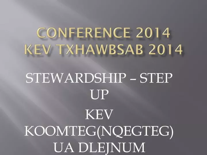conference 2014 kev txhawbsab 2014