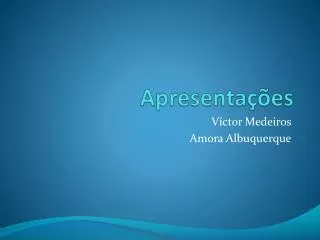 apresenta es