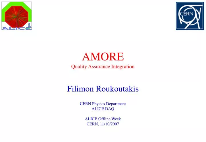 amore quality assurance integration