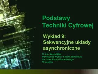 podstawy techniki cyfrowej
