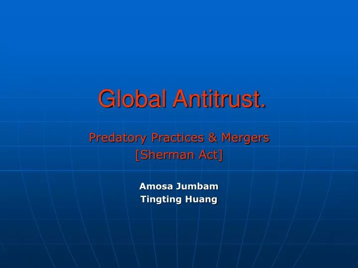 global antitrust