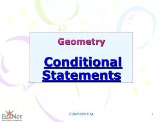 Geometry Conditional Statements
