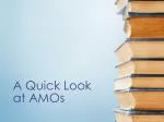 A Quick Look at AMOs - slide 1