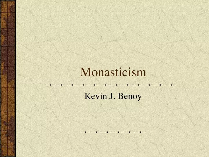 monasticism