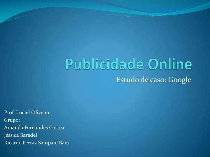 publicidade online