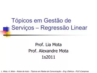 t picos em gest o de servi os regress o linear