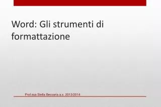 prof ssa stella beccaria a s 2013 2014