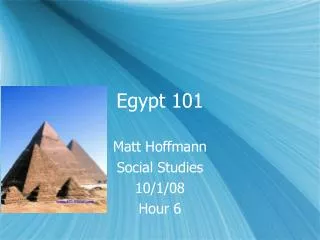 Egypt 101