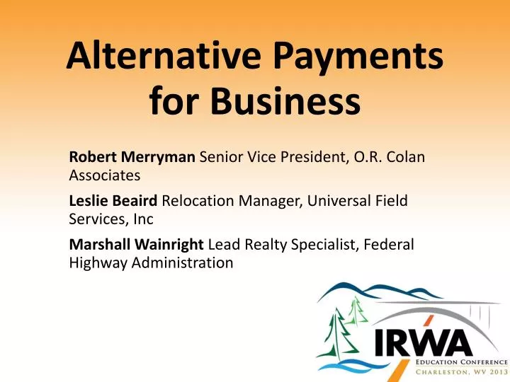 alternative payments for business