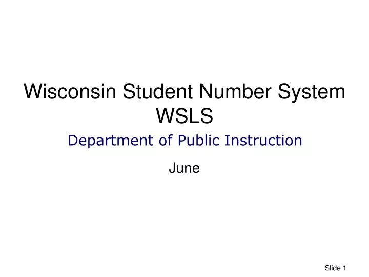 wisconsin student number system wsls