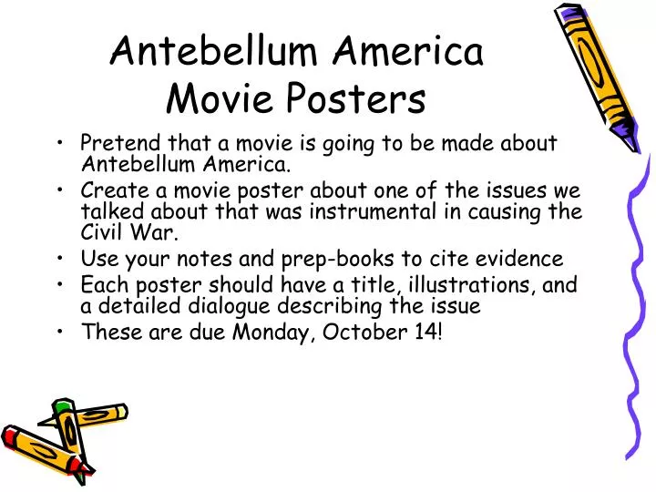 antebellum america movie posters