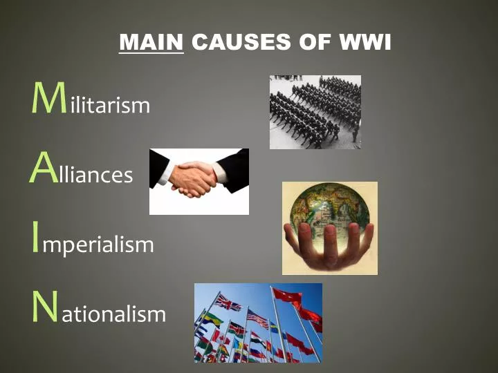 main causes of wwi